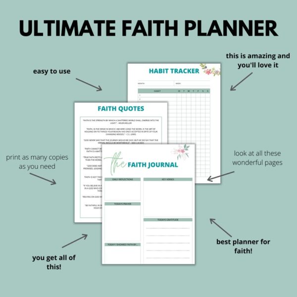 Faith in Focus: Printable Prayer & Bible Study Journal - Image 7