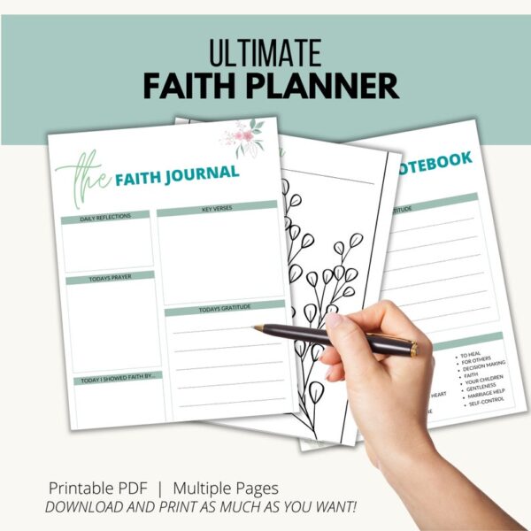 Faith in Focus: Printable Prayer & Bible Study Journal - Image 6