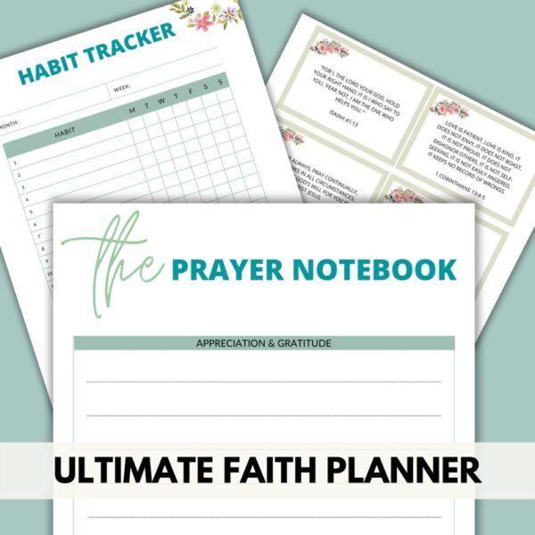 Faith in Focus: Printable Prayer & Bible Study Journal - Image 5