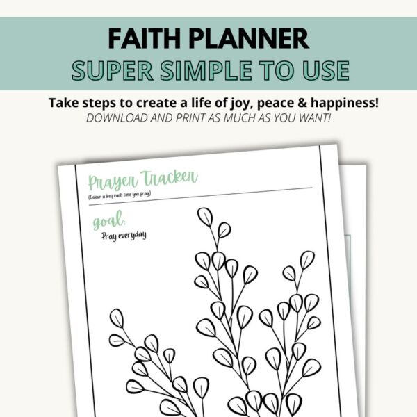 Faith in Focus: Printable Prayer & Bible Study Journal - Image 4