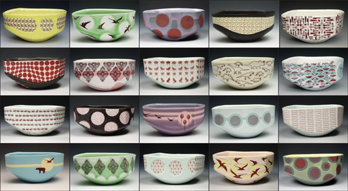 Slip Casting Ceramics Using Colored Casting Slip