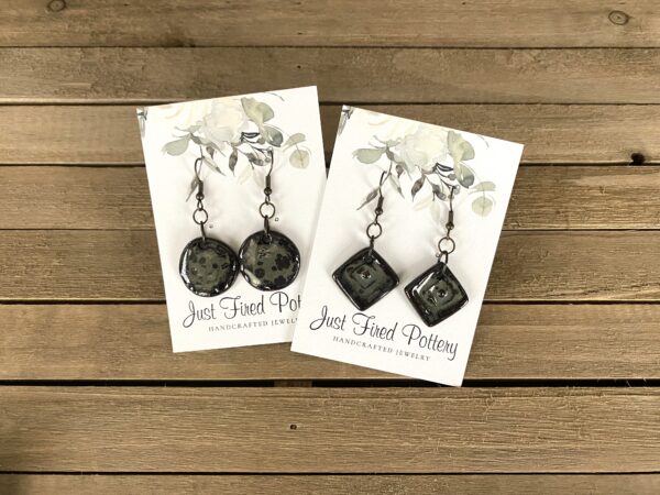 Handmade Ceramic Earrings - 03 - Image 2