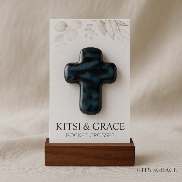 Kitsi & Grace Pocket Cross - Divine Gold - Image 2