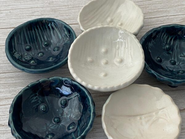 Jewelry Holder Dish, Soap Dish Ceramic, Candle Holder Dish, Small Ring Dish, Ceramic Ring Dish - Image 6