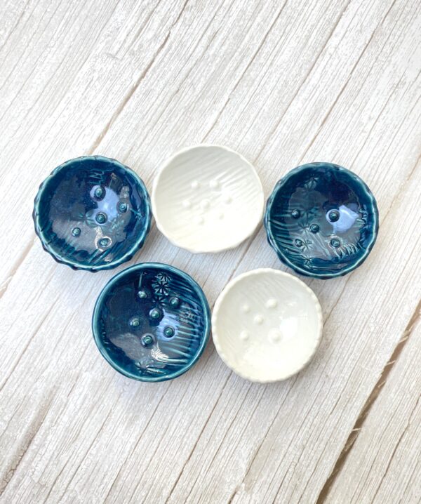 Jewelry Holder Dish, Soap Dish Ceramic, Candle Holder Dish, Small Ring Dish, Ceramic Ring Dish - Image 4