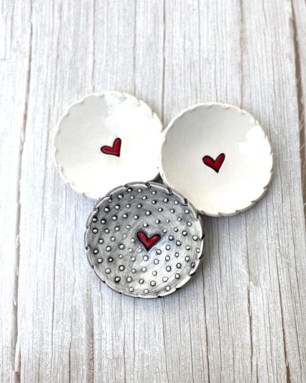 Ceramic Ring Dish, Bridesmaid Gift, Jewelry Dish, Soap Dish Ceramic, Candle Holder Dish, Small Trinket Dish, Ring Holder - Image 5