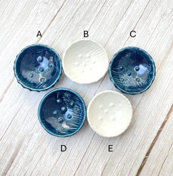 Jewelry Holder Dish, Soap Dish Ceramic, Candle Holder Dish, Small Ring Dish, Ceramic Ring Dish - Image 3