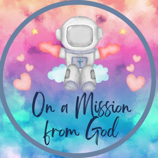 On a Mission from God Sticker, Christian Sticker, Bible Verse Sticker, Esther 4:14, Faith Sticker, Inspirational Sticker, Christian Gift