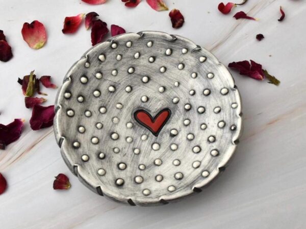 Ceramic Ring Dish, Bridesmaid Gift, Jewelry Dish, Soap Dish Ceramic, Candle Holder Dish, Small Trinket Dish, Ring Holder - Image 2
