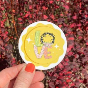 Love Sticker for Journals, Water Bottles & Computers