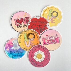 Inspirational Christian Stickers for Journals, Water Bottles & Computers