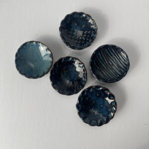 IN STOCK, Small Ceramic Dish, Handmade Pottery Trinket Dish, 3" Wide Ring Holder